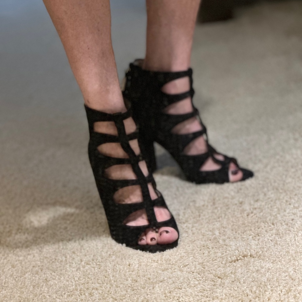 Marc Fisher Dressy Black Sandals